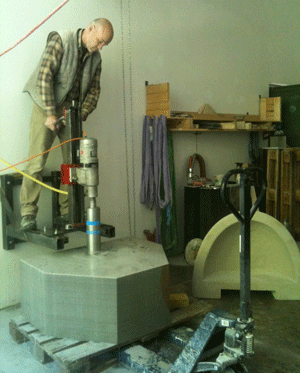 Kernbohrstativ KB200 Baukastensystem Bohrsäule mit Dübelfuss