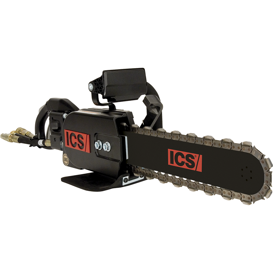ICS 890F4 Hy. Sägekopf, 30I/m, 30cm Schlauch mit Tasche