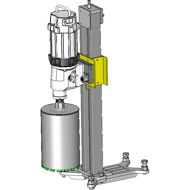 Kernbohrstativ KB200 Baukastensystem Bohrsäule mit Dübelfuss
