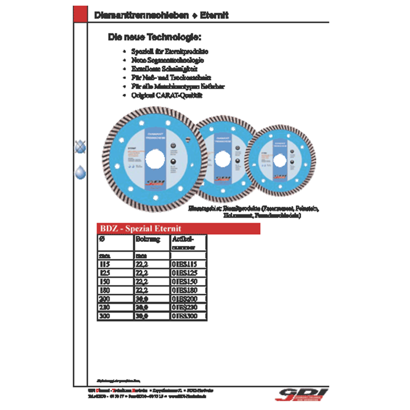 Diamanttrennscheiben