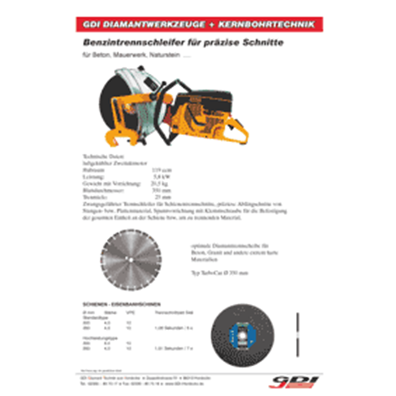 Benzintrennschleifer